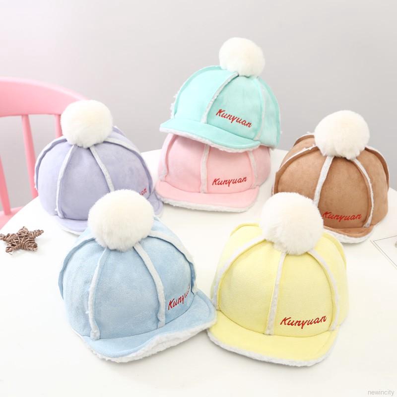 Nón dệt kim thêu chữ phong cách Hàn Quốc thời trang cho nữ