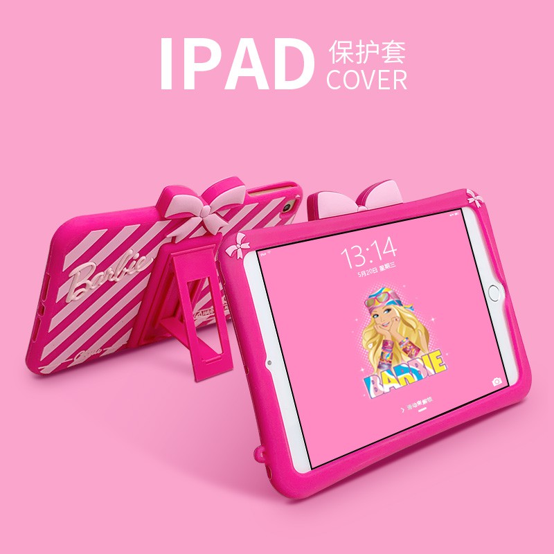 Bao Da Máy Tính Bảng Họa Tiết Búp Bê Barbie Sáng Tạo Cho Apple Ipad 2021 Ốp