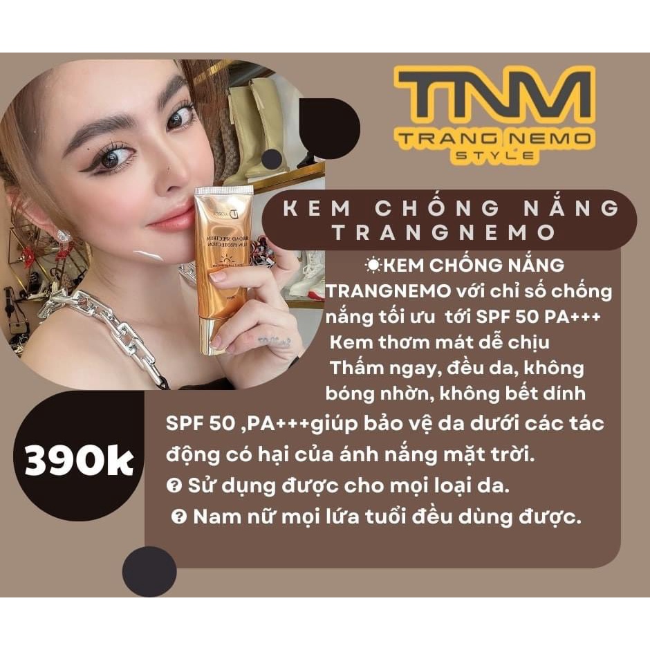 Kem Chống Nắng Trang Nemo 70g