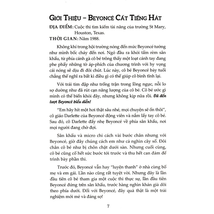 Sách - Những Nhân Vật Truyền Cảm Hứng - Beyoncé Knowles - Carter - TV