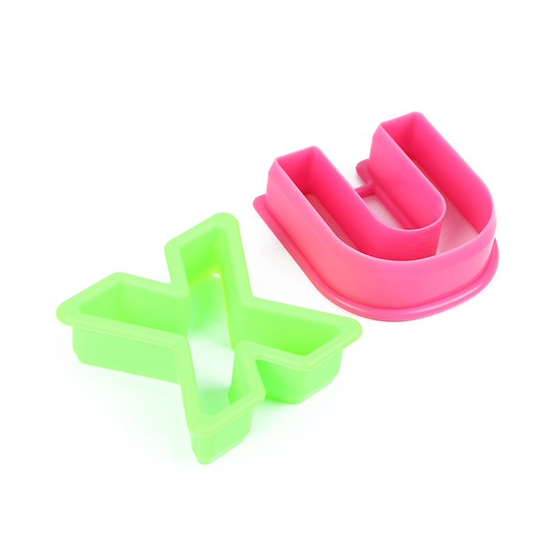 Khuôn Nhựa Làm Bánh Hình Chữ Cái Diy Mới