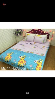 Bộ ga chun + 2 vỏ gối thanh lý