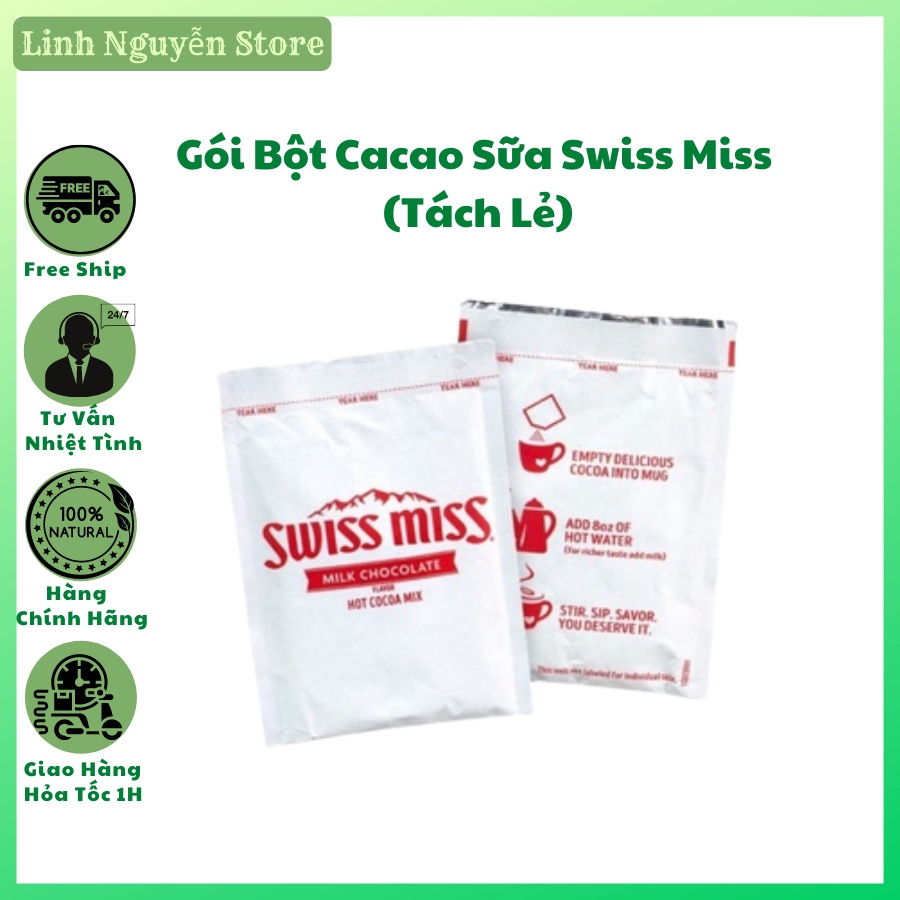 (Tách Lẻ) Bột Cacao Sữa Swiss Miss