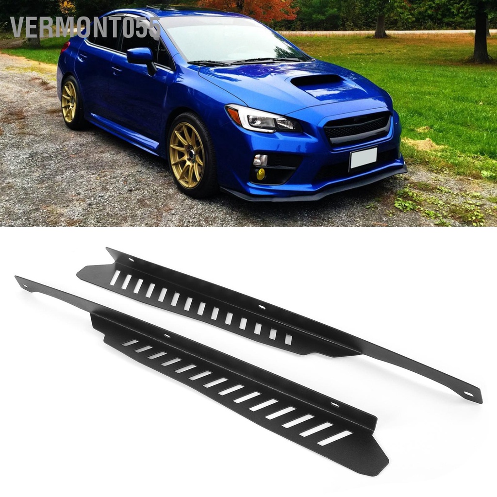 Có thể bán buôn Set 2 Tấm Chắn Bùn Bằng Hợp Kim Nhôm Màu Đen Cho Subaru WRX / STI 2011 2014 Hàng giao ngay