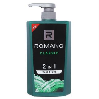 650g Tắm gội 2in1 Romano classic