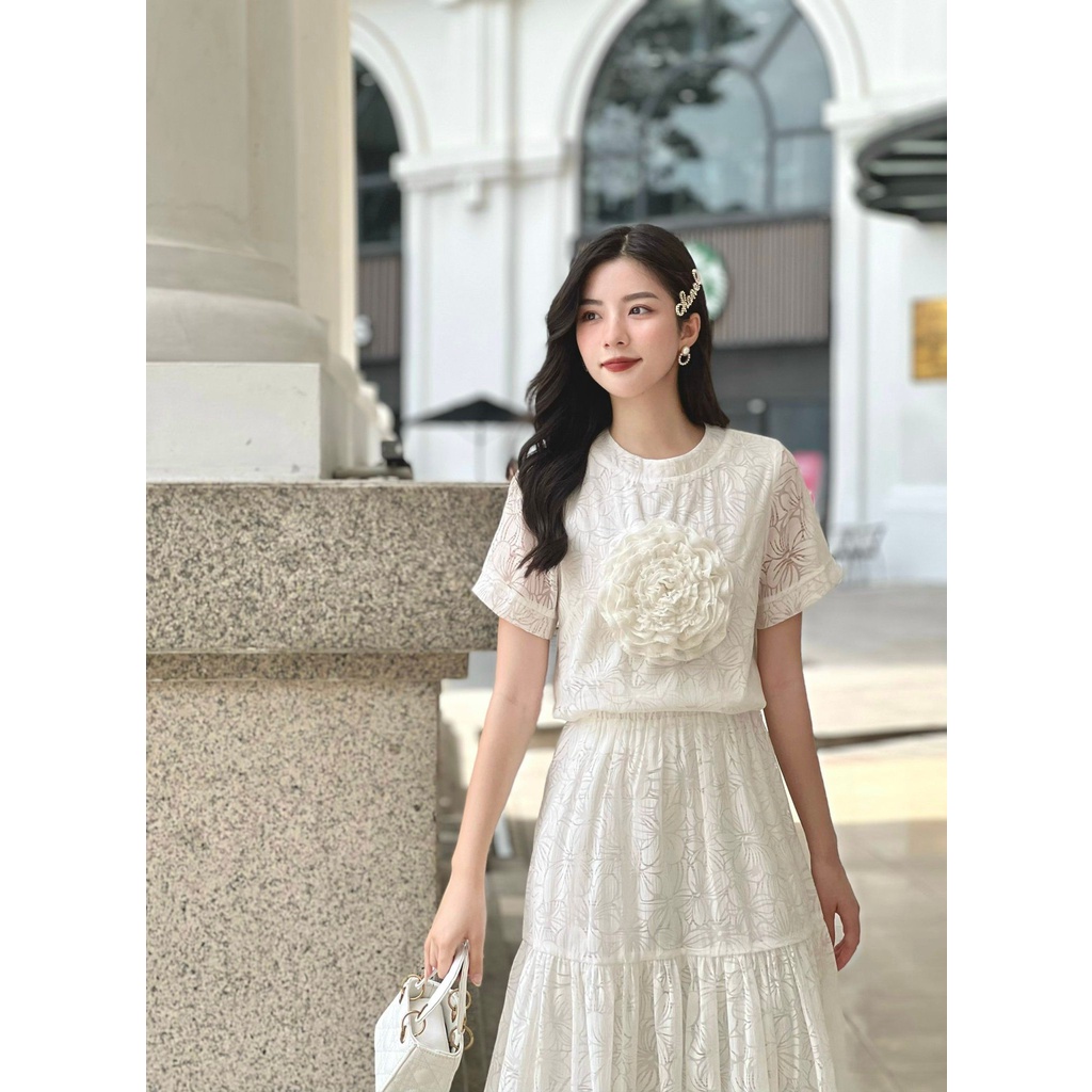 Set Đồ 𝐋’𝐄́𝐓𝐑𝐀𝐍𝐆𝐄𝐑 Callas Chất Liệu Ren Cao Cấp