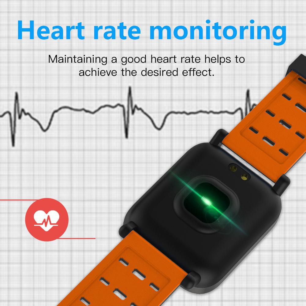 A6 Bluetooth Smartwatch Water Resistant Blood Pressure Monitor / Heart Rate