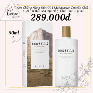Kem Chống Nắng Skin1004 Madagascar Centella Chiết Xuất Rau Má, Mỏng Nhẹ, Chống Trôi - 50ml
