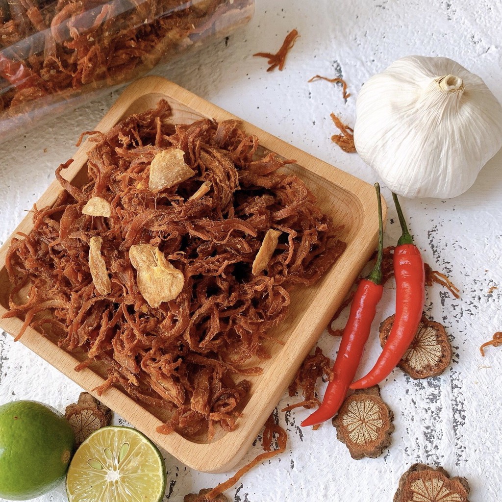 [COMBO] Khô gà lá chanh & Khô heo cháy tỏi túi zip 100g, đồ ăn vặt Hà Nội | BigBuy360 - bigbuy360.vn