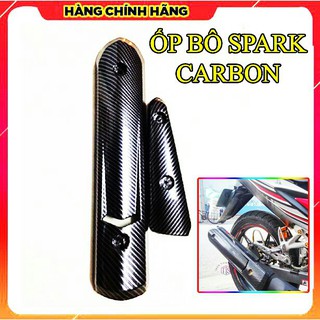 Ốp bô spark vân carbon