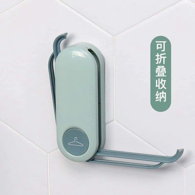 Dụng Cụ Treo Móc Quần Áo Phơi Giày Gấp Gọn Thông Minh, Móc Treo Móc Quần Áo Dán Tường Siêu Chắc