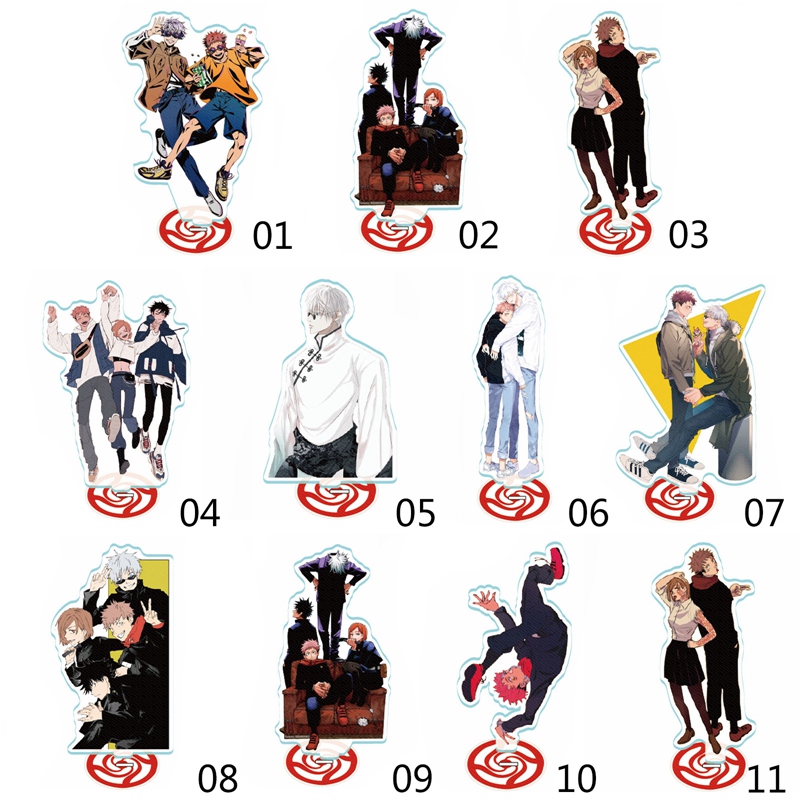 Tmdbyx Tượng nhân vật Jujutsu Kaisen Itadori Yuuji Fushigura Megmi độc đáo