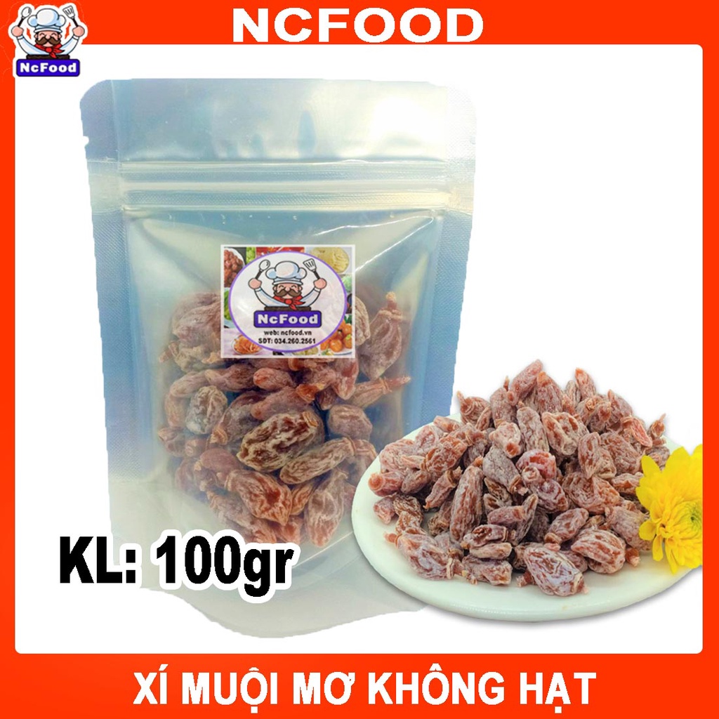 Xí Muội Mơ Không Hạt Loại Ngon 100g (NCFOOD)