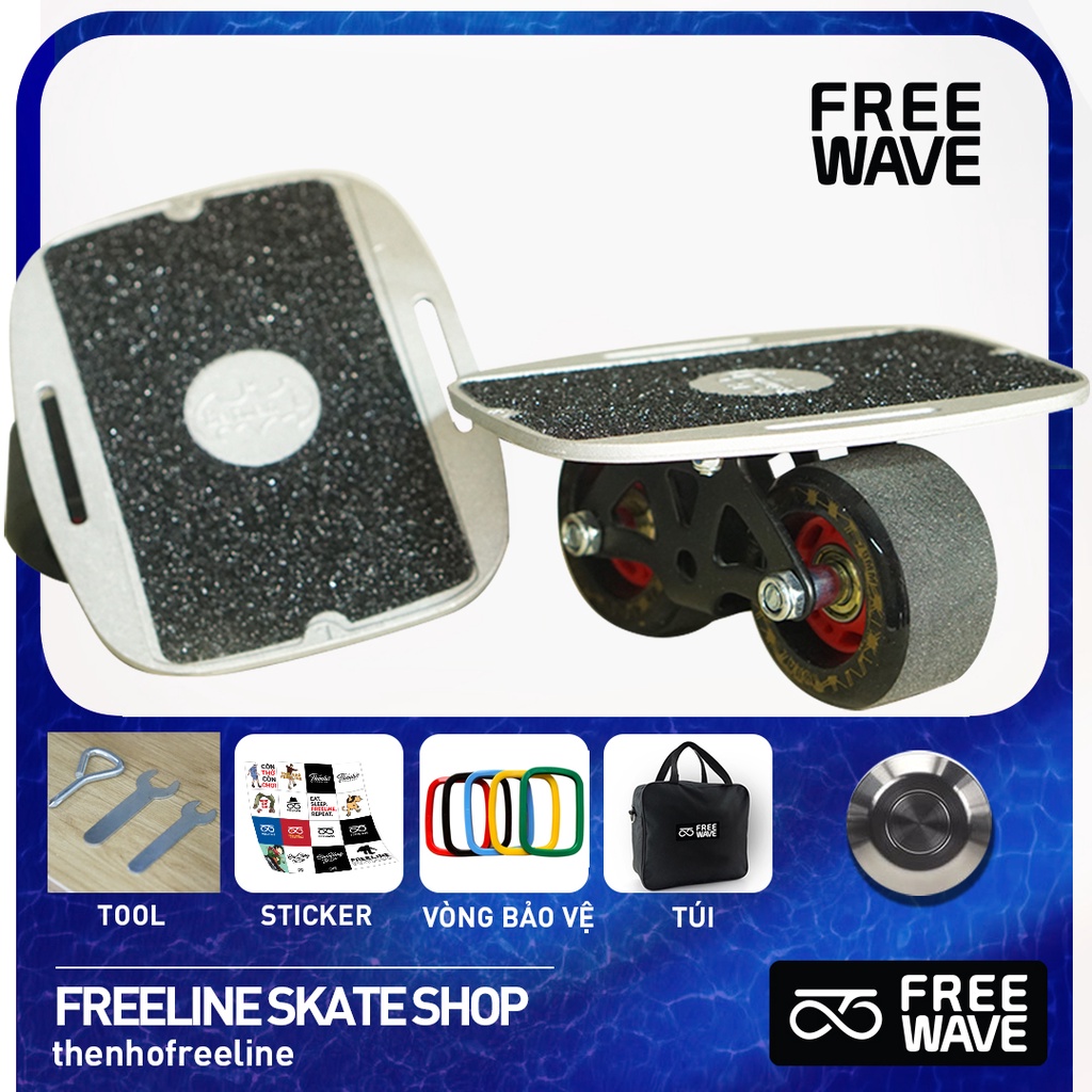 Full set Ván trượt Freeline Skate Kim Loại - Size Chuẩn - [ Có Hướng dẫn chơi ]
