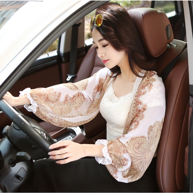 Khăn Choàng Mỏng Chống Tia UV Dùng Lái Xe Đạp