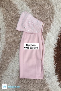 ĐẦM SEQUIN LỆCH VAI SANG TRỌNG