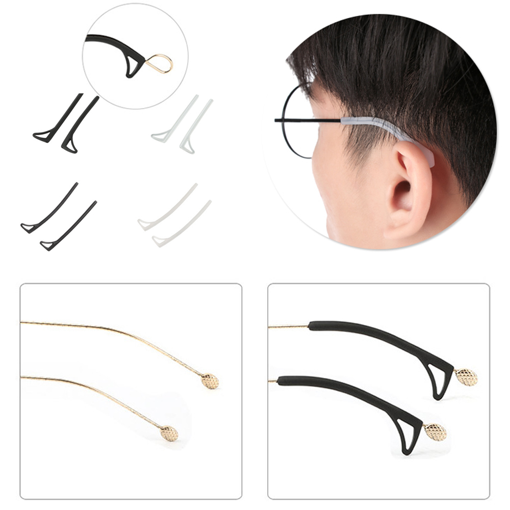 Vỏ Gắn Gọng Kính Bằng Silicon Chống Trượt Đơn Giản Tiện Dụng