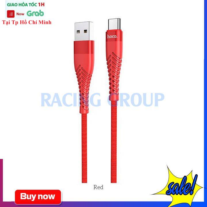[ Dài 1M ] Cáp Sạc Nhanh 3.0A Hoco Ud02 - Cổng Type-C - Kiểu Dây Dù Chắc Chắn