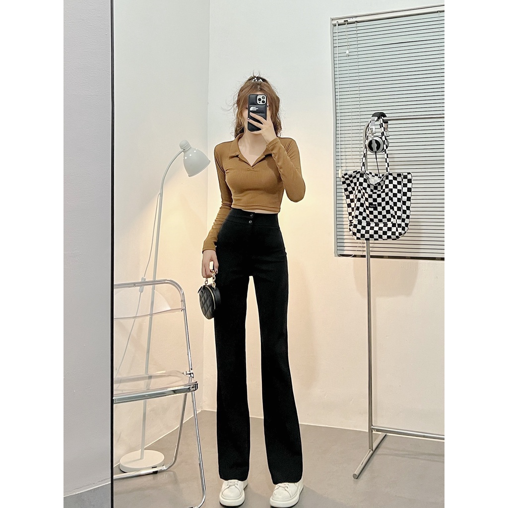 Áo polo basic tay dài (NEW IN)