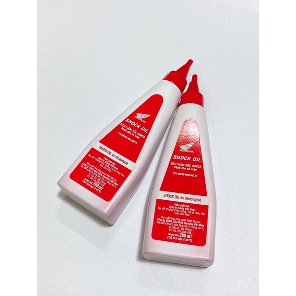 Chai dầu giảm sóc Honda, dầu phuộc Honda dành cho xe máy 250ml Chính hãng