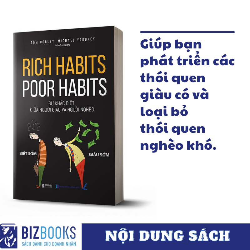 Sách - BIZBOOKS - Rich Habits, Poor Habits: Sự Khác Biệt Giữa Người Giàu Và Người Nghèo - 1 BEST SELLER