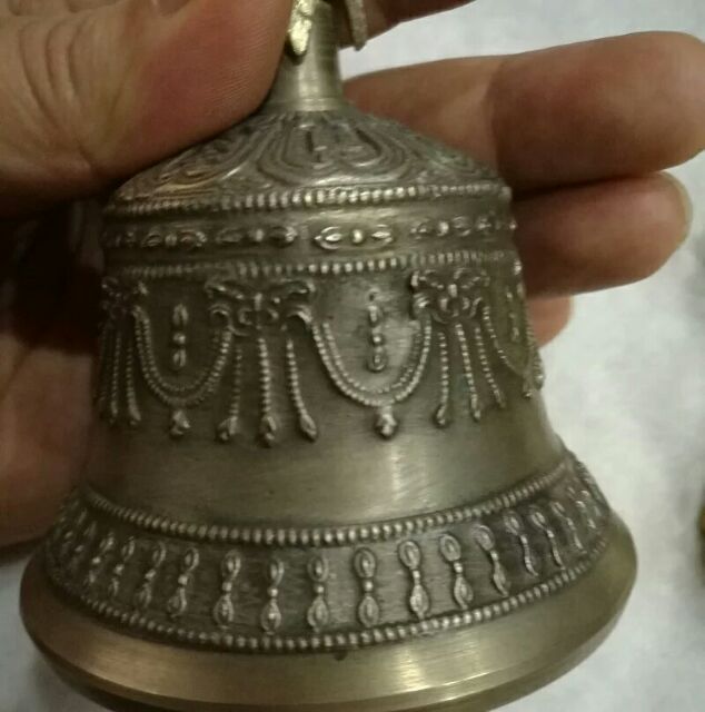 Chuông và chày kim cang Nepal loại 15cm