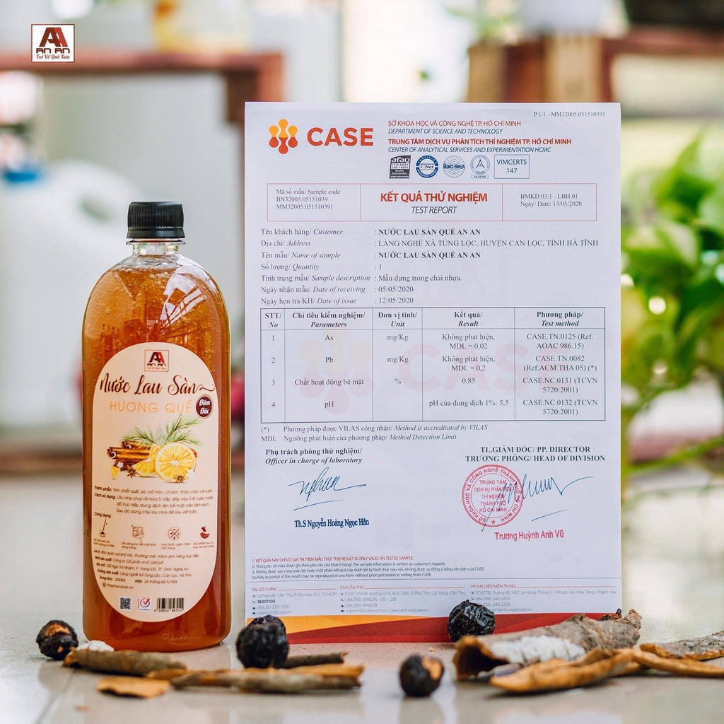 Nước lau Sàn Nhà Quế Đậm Đặc An An Hữu cơ 1000ml, khử mùi đuổi muỗi và côn trùng, An toàn sức khỏe, Tiết Kiệm 30%