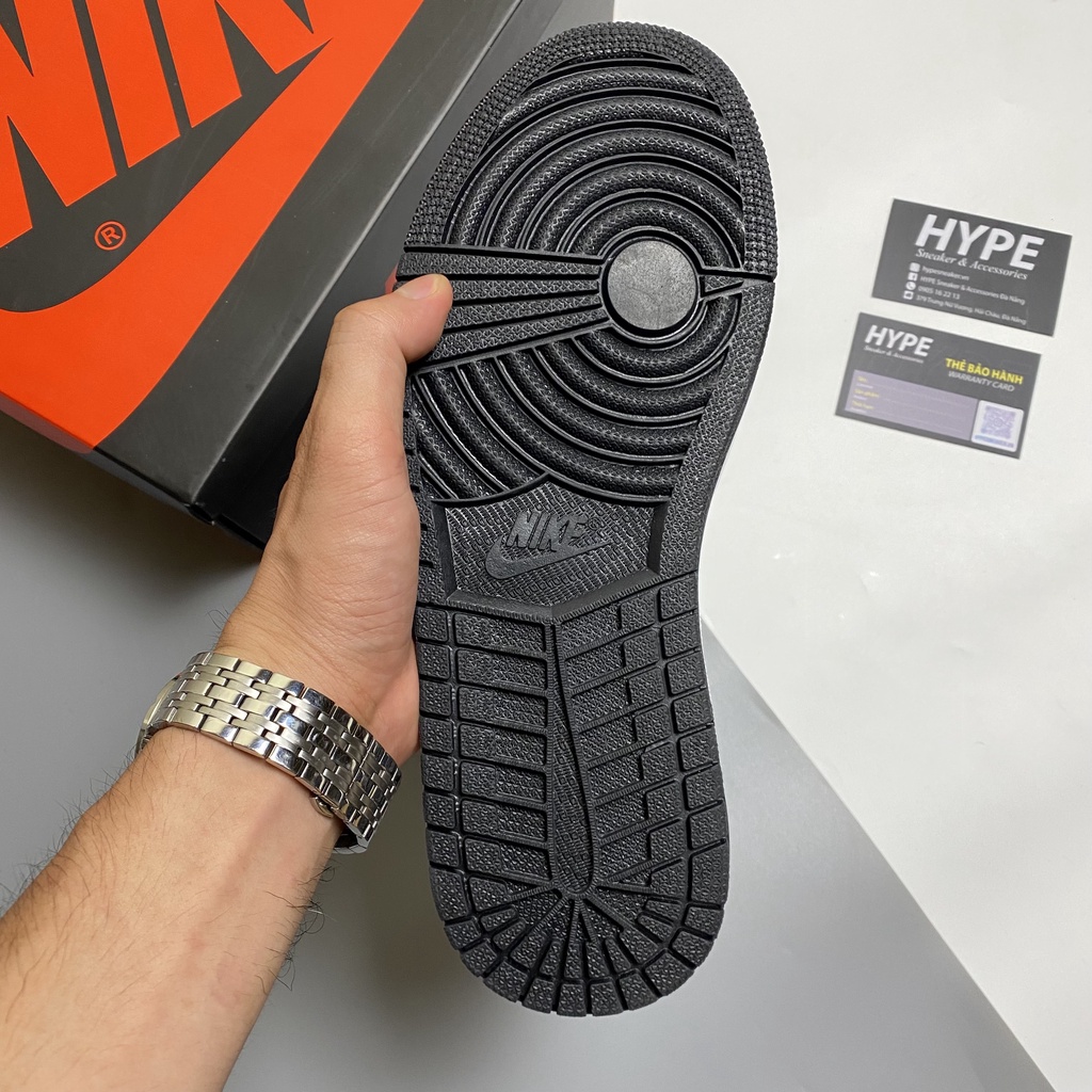 Giày Jordan 1 High Black White  - Hype Sneaker | Phiên bản 1:1 chuẩn