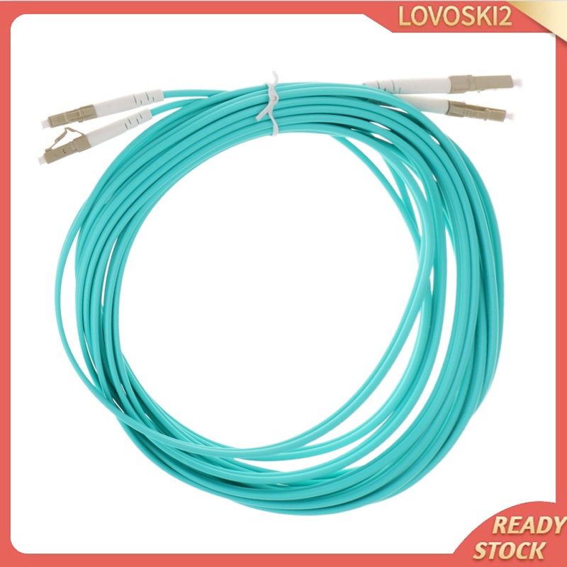 [LOVOSKI2]3Meter LC To LC Fiber Patch Cable Cord Jumper Duplex Connector Dual Core