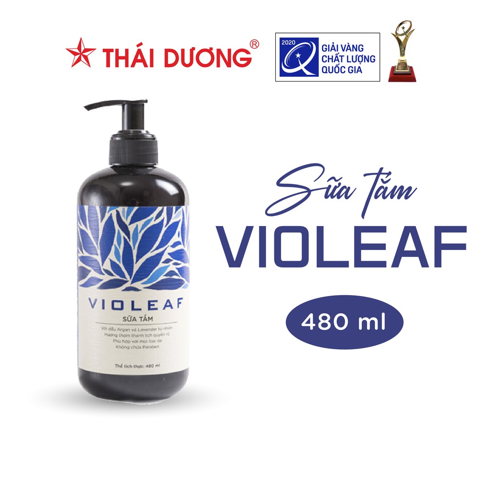 Sữa tắm thảo dược Violeaf 480ml - Sao Thái Dương