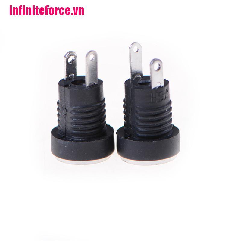 Set 10 đầu nối ổ cắm nguồn dc-022b 5.5x2.1mm cao cấp