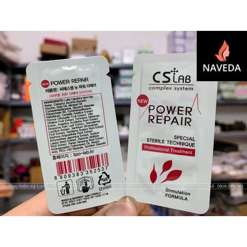 BÁN GIÁ SỈ-DƯỠNG MÔI MÀY HÀN QUỐC CSlab - Power Repair hộp 100 gói