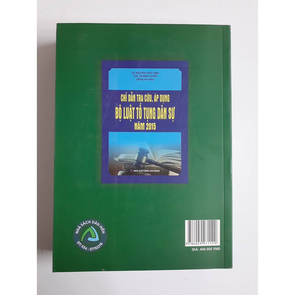 Sách Luật- Chỉ dẫn tra cứu áp dụng bộ luật dân sự năm 2015 (xuất bản năm 2020) | BigBuy360 - bigbuy360.vn