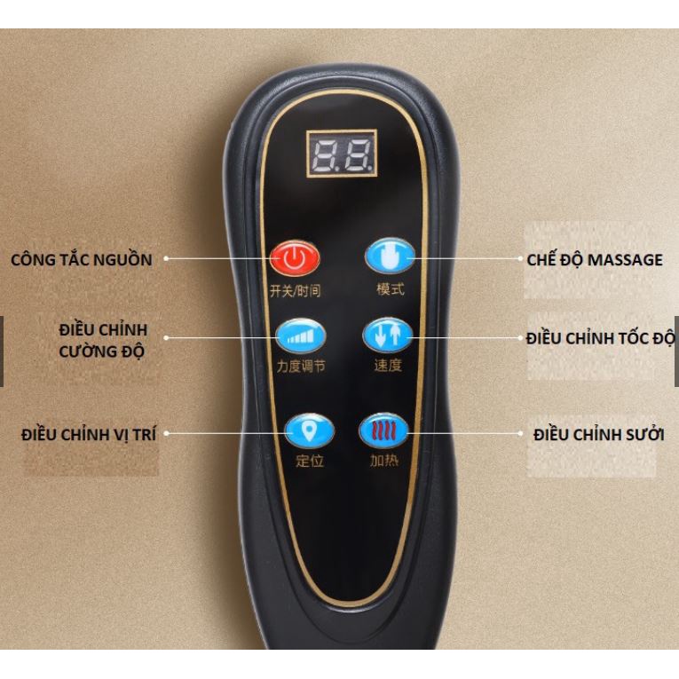 Đệm massage toàn thân, nệm massage xoa bóp giảm đau mỏi vai gáy phục hồi sức khỏe SET1792