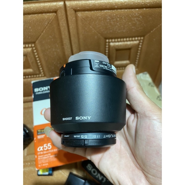 Máy Ảnh Sony Alpha A55 + Lens 18-55mm + Lens Sony 75-300mm