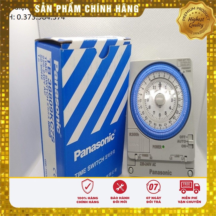 Rơ le thời gian thực - Đồng hồ hẹn giờ 24h TB388 TB388K Panasonic