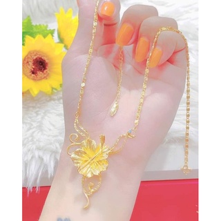 Dây chuyền nữ mạ vàng 24K, dây chuyền cưới phong cách sang trọng