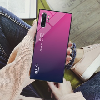 Ốp lưng kính cường lực Samsung Galaxy Note 10 plus 5G - Gradient edition
