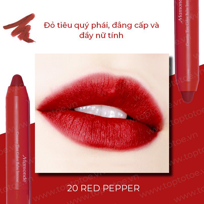 Son bút chì Mamonde creamy tint color balm intense | BigBuy360 - bigbuy360.vn