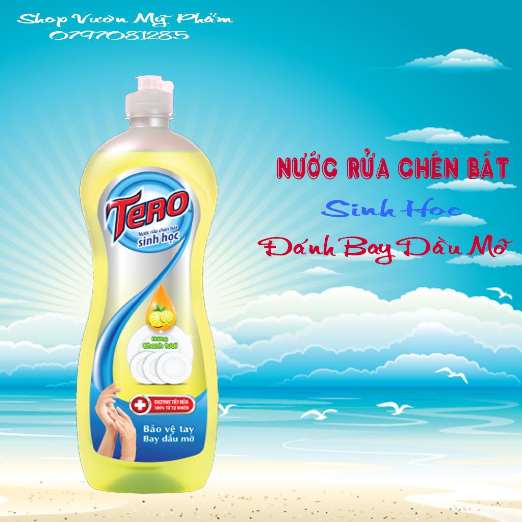 [Bảo Vệ Da Tay] Nước Rửa Chén Sinh Học Tero 700g