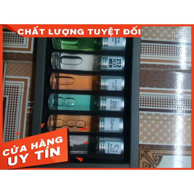 Set 6 chai nước hoa mùi ngẫu nhiên chai 20ml