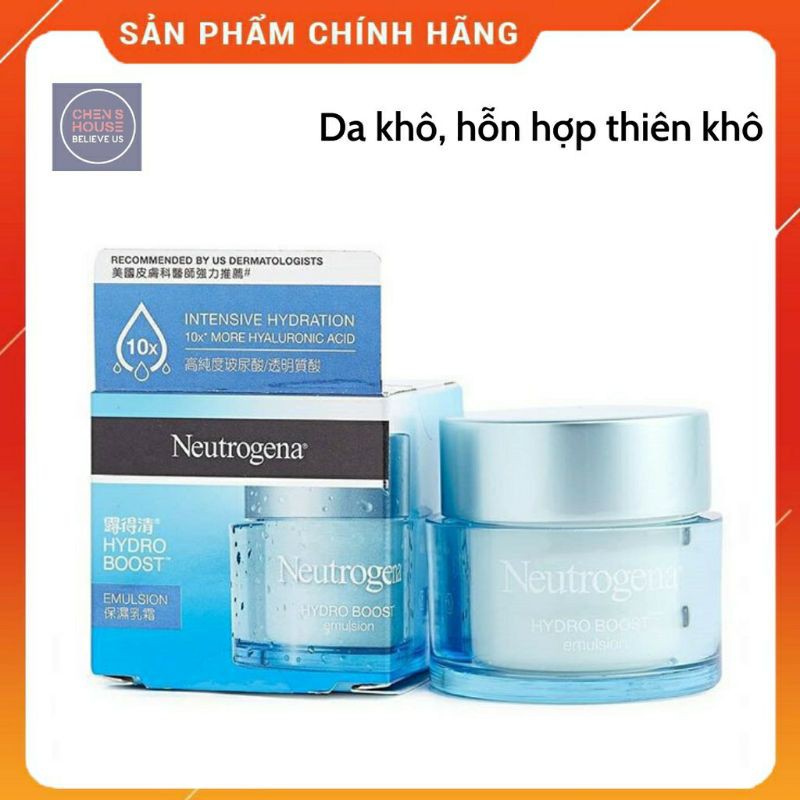 Kem dưỡng Neutrogena Hydro Boost Water Gel & Emulsion 50g