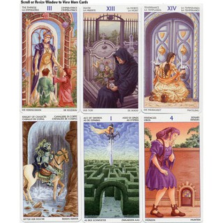 Bộ bài Handmade chuẩn kích thước - Tarot of the 78 Doors