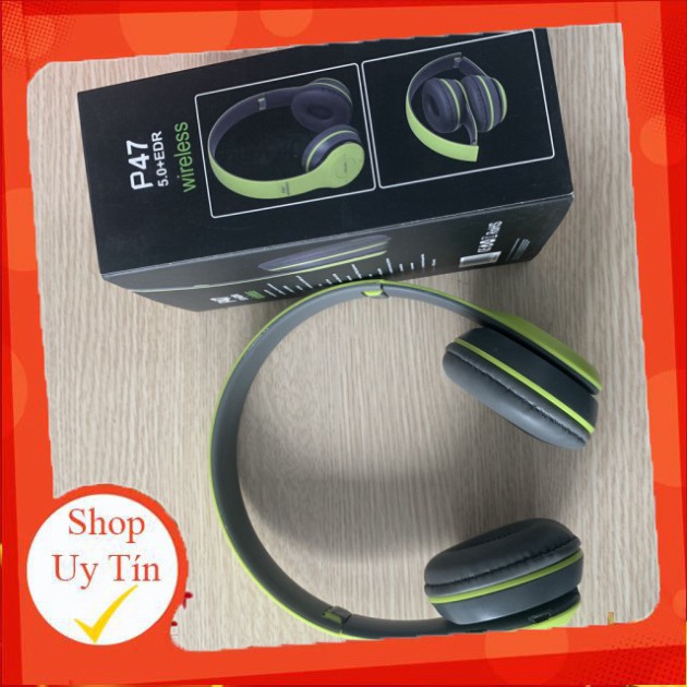 [Khuyến Mại] Tai Nghe Bluetooth Chụp Tai Không Dây P47 Nhỏ Gọn Tiện Lợi | BigBuy360 - bigbuy360.vn