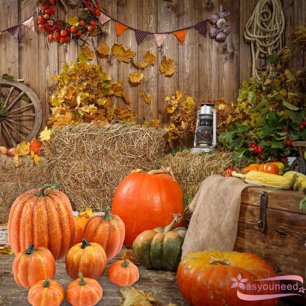 Bí Ngô Xốp Nhân Tạo Trang Trí Halloween