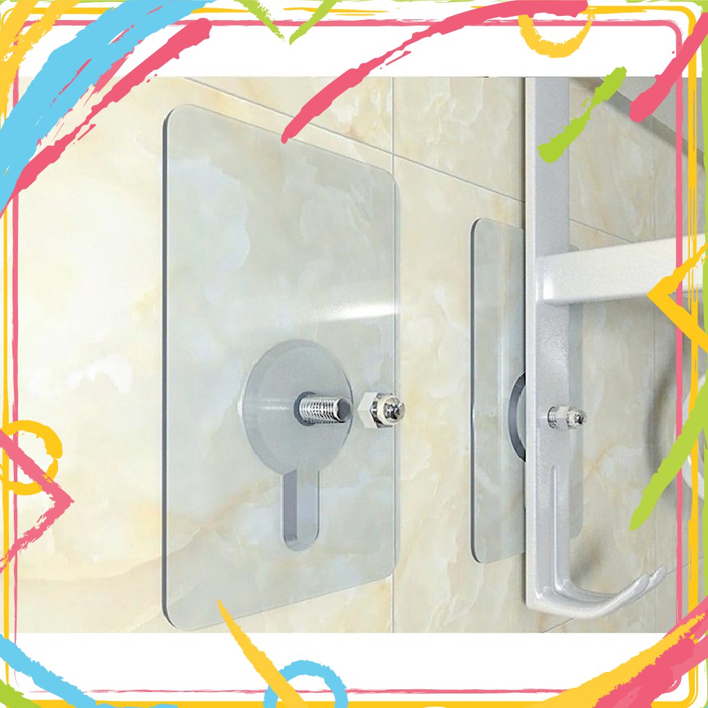 honganh JDGH Miếng Dán Tường Ốc Vít cường lực giúp gắn giá kệ không cần khoan tường 44 | BigBuy360 - bigbuy360.vn