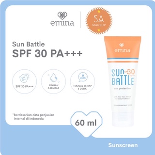 Kem chống nắng emina spf 30 60ml | kem chống nắng emina spf 30