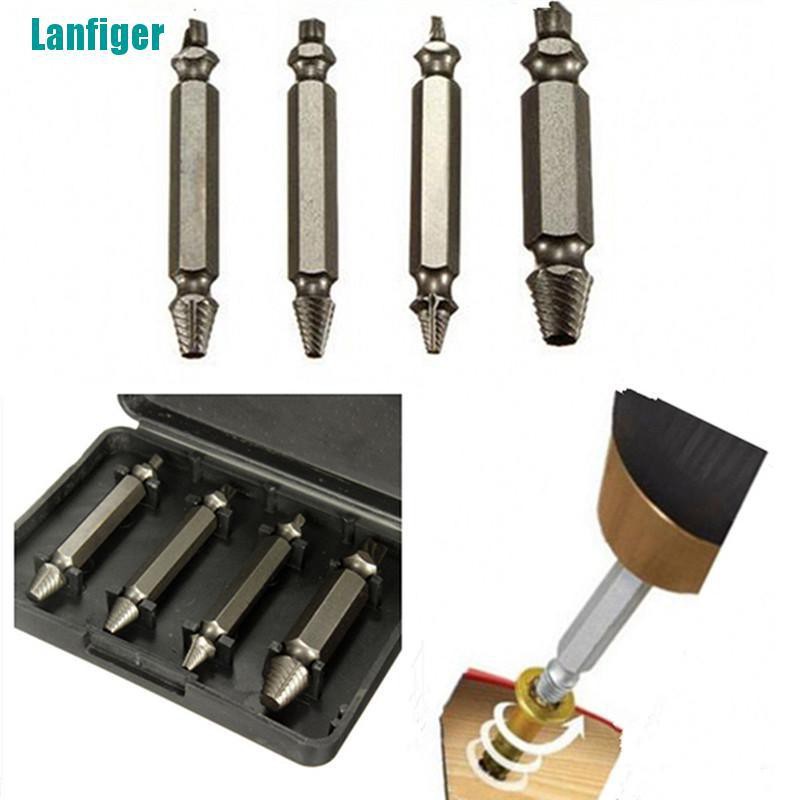 Bộ 4 Mũi Khoan Tháo Ốc Vít Bị Hỏng