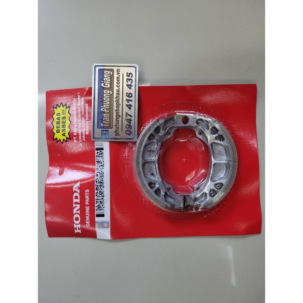 Bố thắng đùm sau Honda zin cho các dòng tay ga AB,Vision,Click,Vario các đời,SH Mode... indo thailan