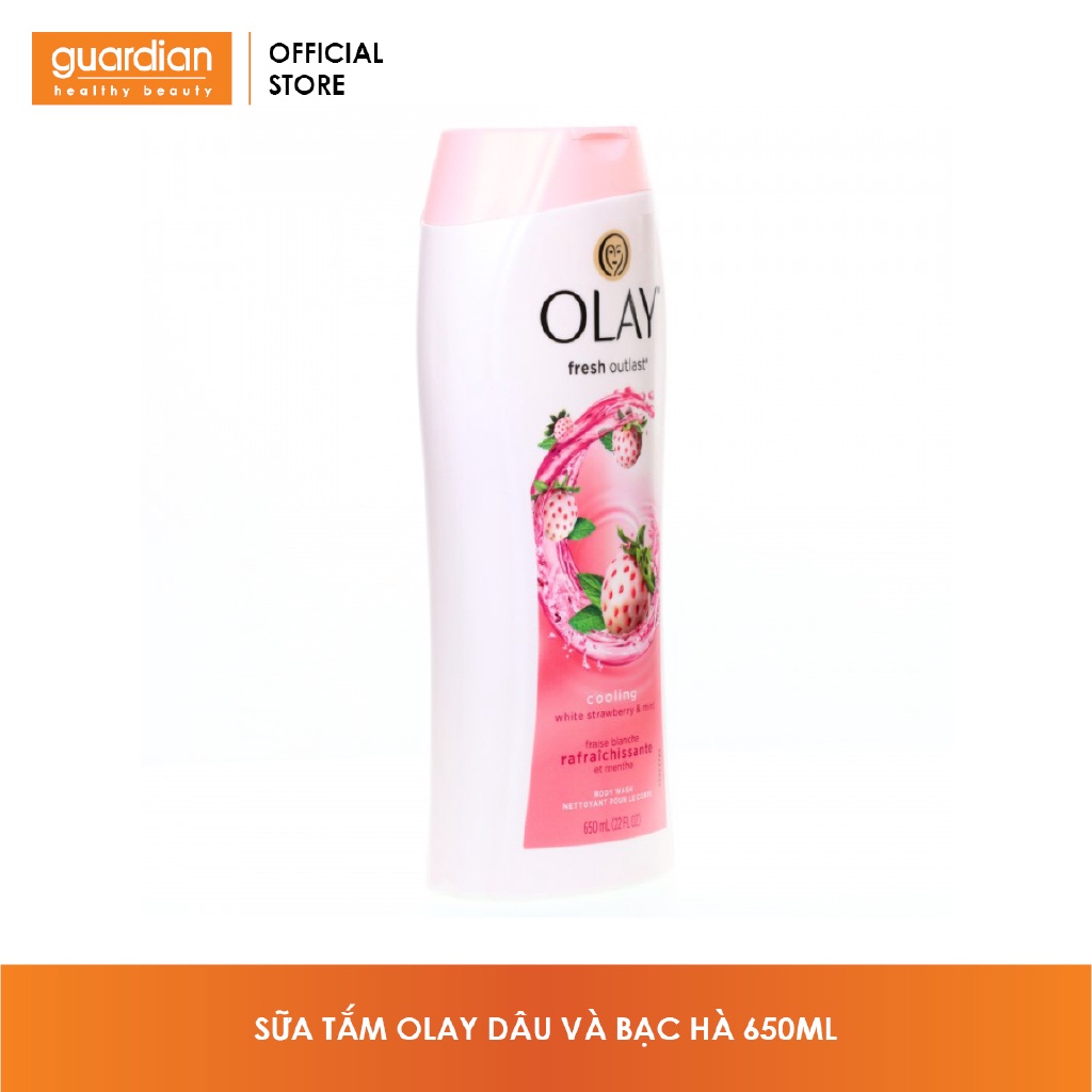 Sữa Tắm Olay Dâu và Bạc hà 650ml